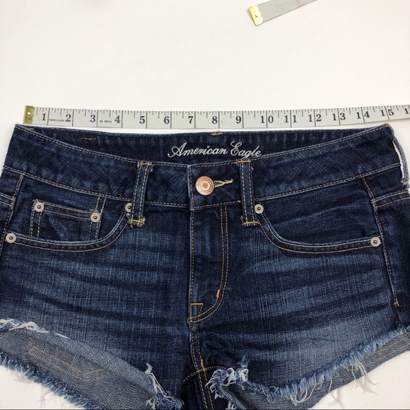 American Eagle Cut Off Jean Shorts - Picture 3 of 6